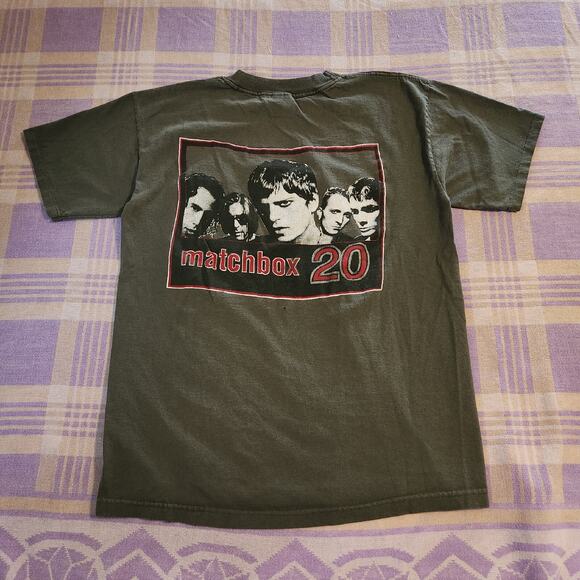 RARE Vintage Matchbox 20 90s Y2k 2000s Tour T Shirt Large USA Double Sided